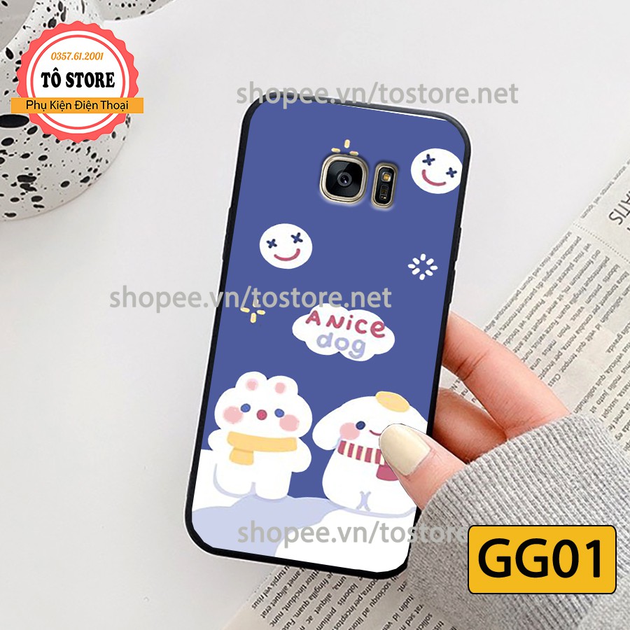 Ốp lưng Samsung Note Fe/Note 7 Fe / S6 / S6 Edge / S7 / S7 Edge / Note 5 in hình Gấu đáng yêu