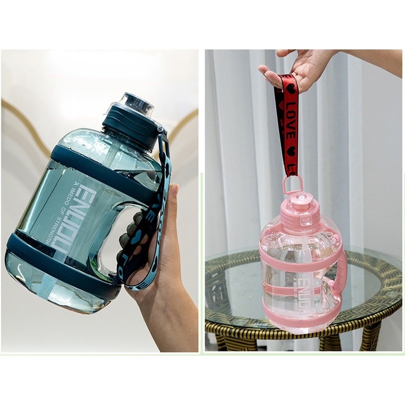 Bình đựng nước thể thao dung tích lớn 2l chống rơi tiện dụng dành cho nam và nữ Bình Nước Thể Thao Dung Tích Lớn nước có tay cầm Gallon Không BPA Chống Rò Rỉ Tiện Lợi