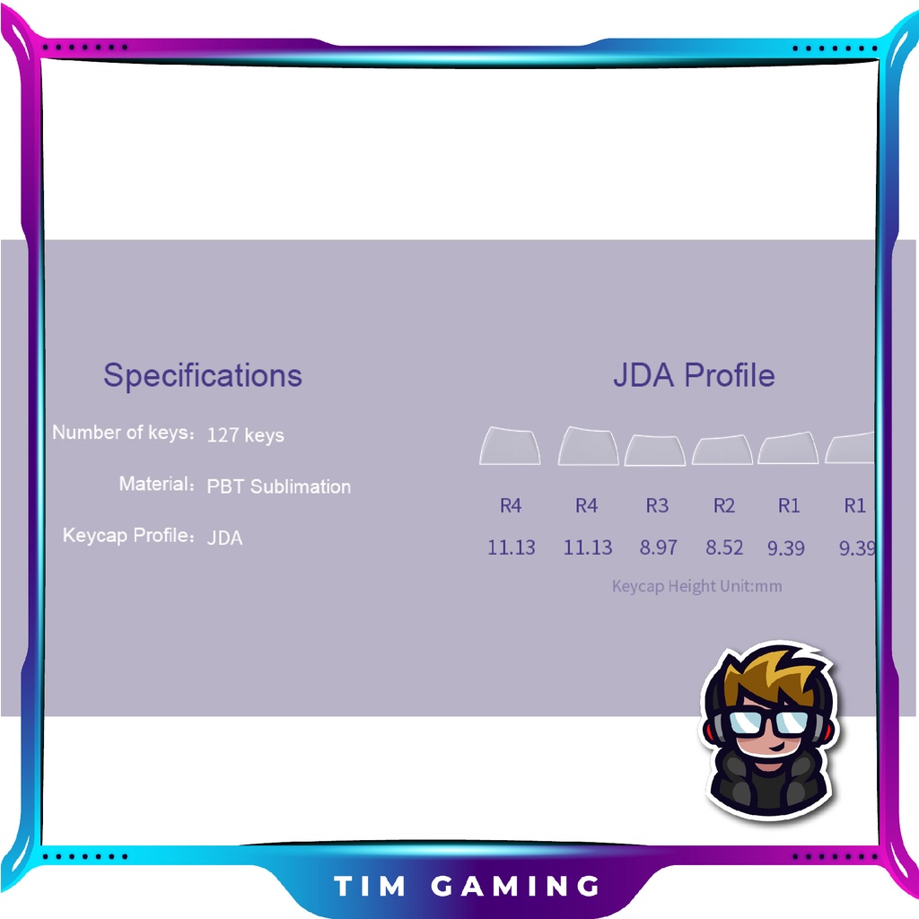 Bộ Keycap AKKO – Provence