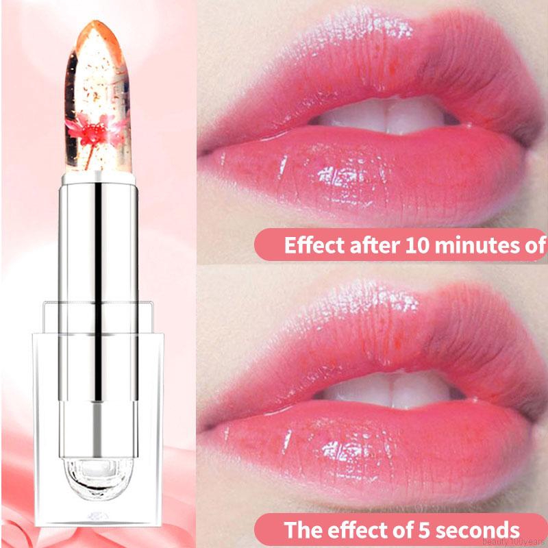 Son thạch có hoa khô giúp dưỡng ẩm và đổi màu theo nhiệt độ độc đáo | BigBuy360 - bigbuy360.vn