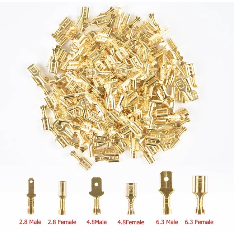 Giắc kết nối - đầu kết nối cho ô tô xe máy (2.8mm, 4.8mm, 6.3mm)