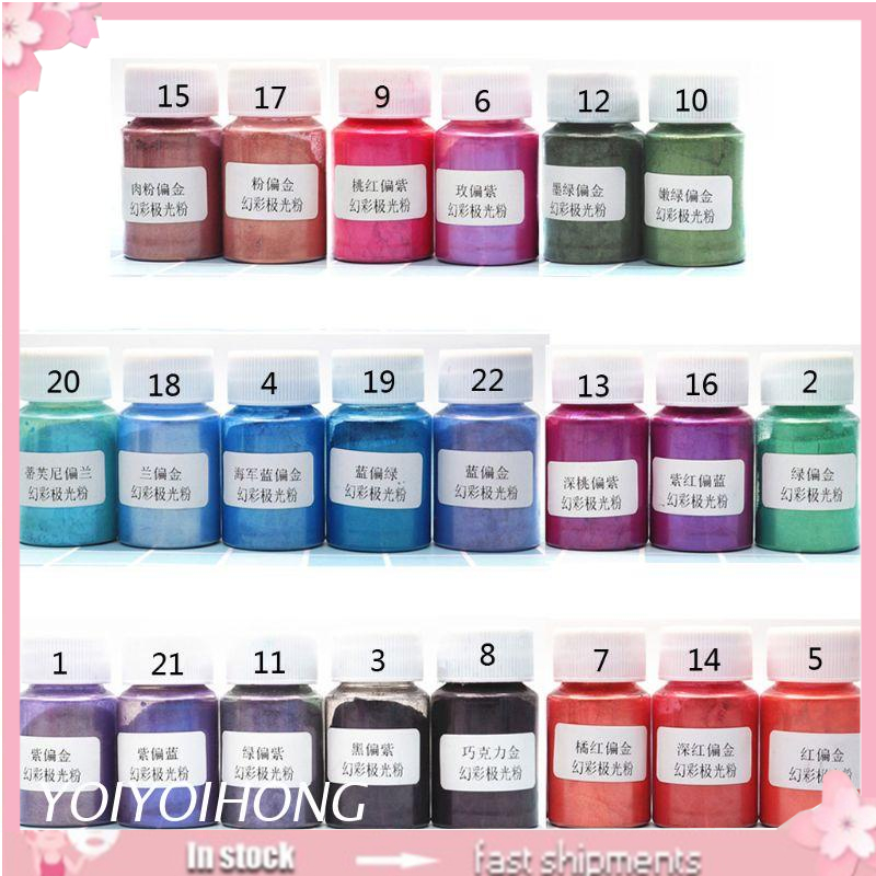 Bột Màu Nhuộm Ngọc Trai Bằng Nhựa Resin