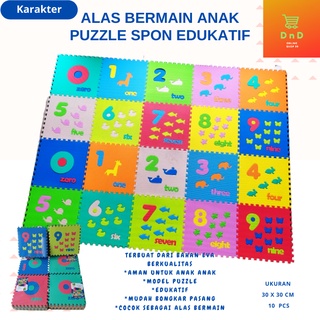 Image of Karpet Puzzle Alas Bermain Anak Edukasi 30cm x 30cm x 1cm