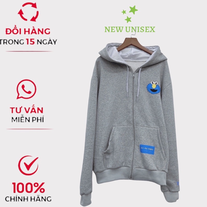 ÁO KHOÁC Nỉ HOODIE bạch tuộc UNISEX -TP1999[NewUnisex]
