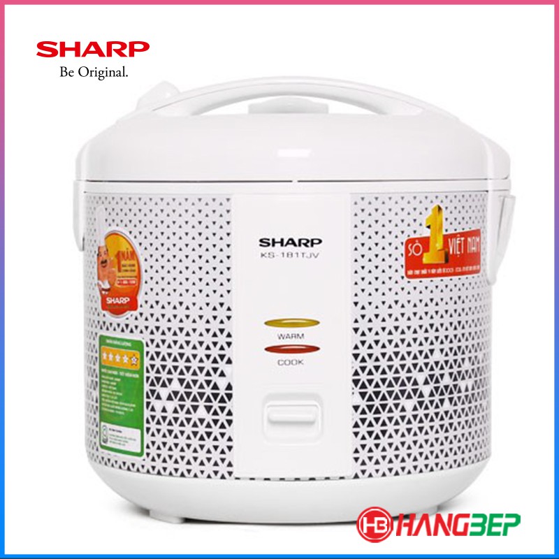 Nồi cơm điện Sharp 1.8 lít KS-181TJV