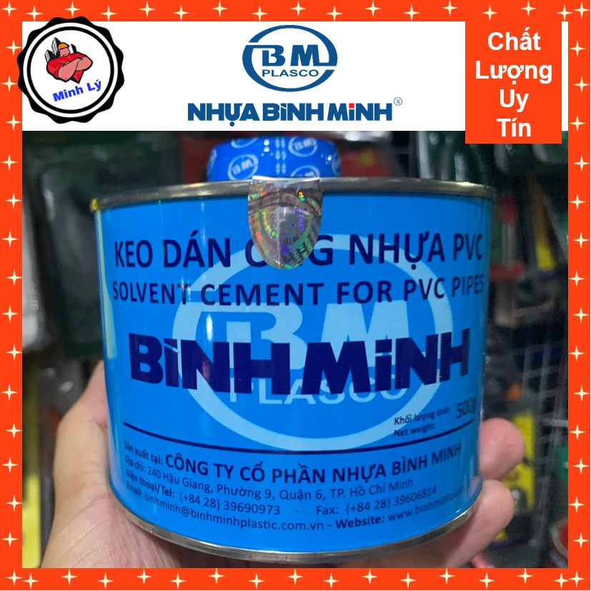Keo Dán Ống Nhựa Cao Cấp Bình Minh