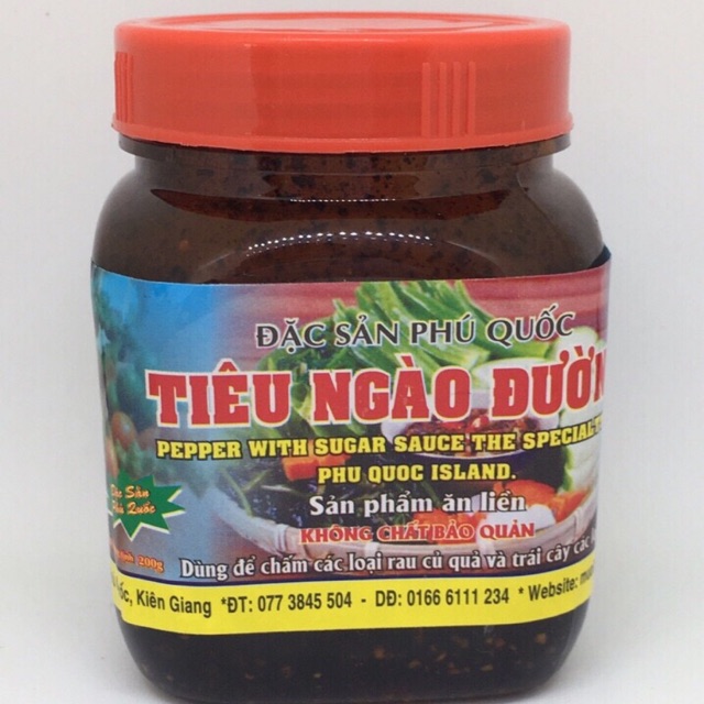 TIÊU NGÀO ĐƯỜNG LỌ 200g