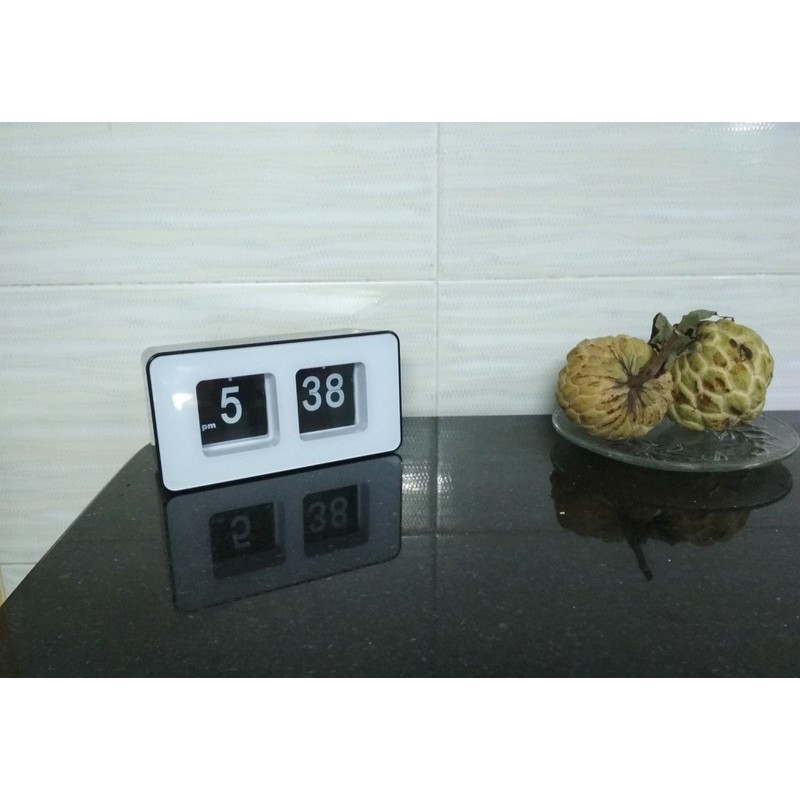 RE0464 Đồng hồ để bàn lá số lật - Đồng hồ lật để bàn - Đồng hồ để bàn
