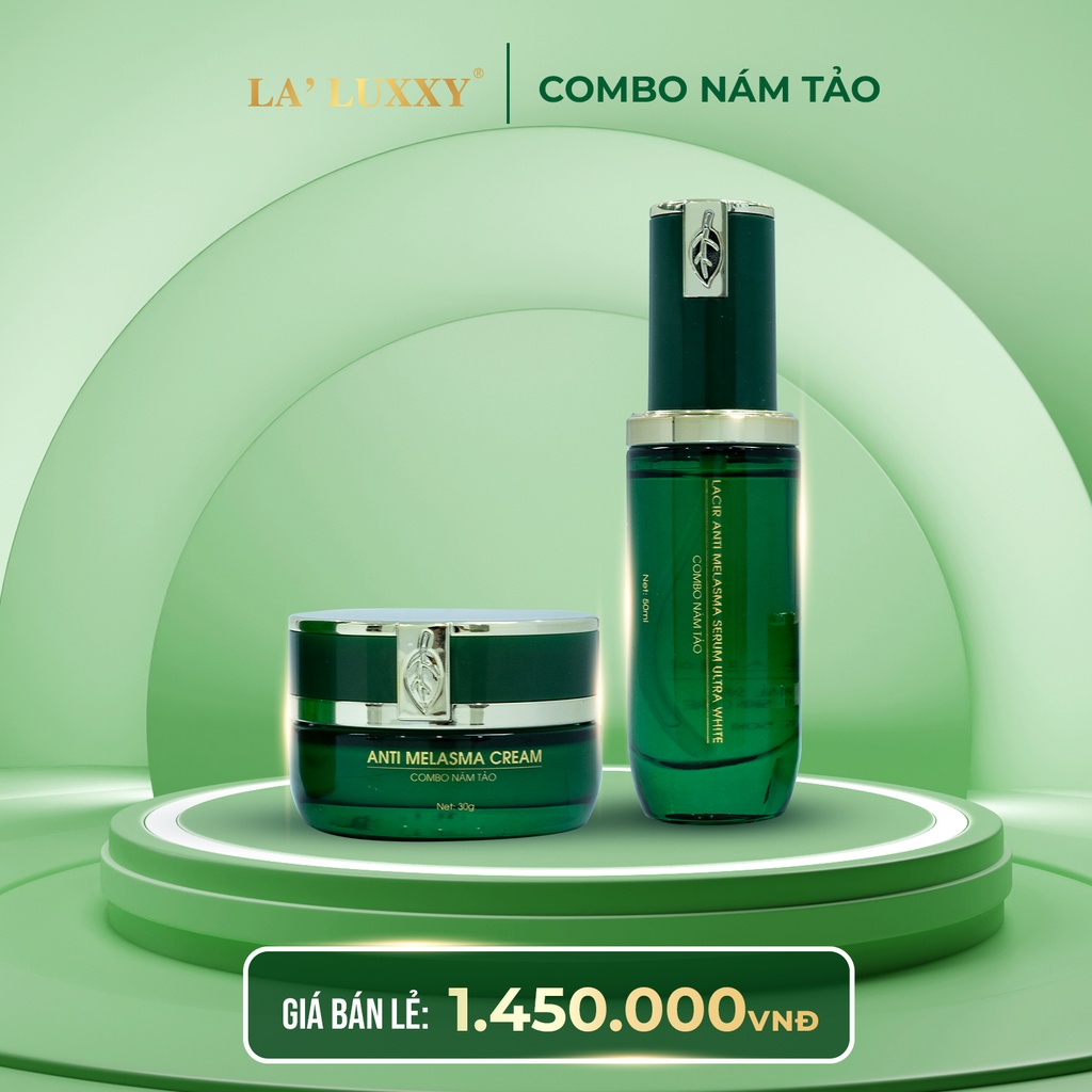 Combo Nám Tảo La'luxxy Drlacir -Giúp ngừa nám,tàn nhàng,giúp da trắng mịn màng,làm chậm quá trình lão hóa