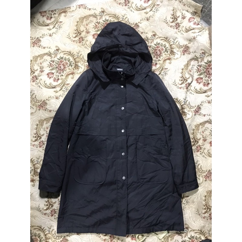 Coat Jacket DKNY chính hãng màu đen size M đã sử dụng.