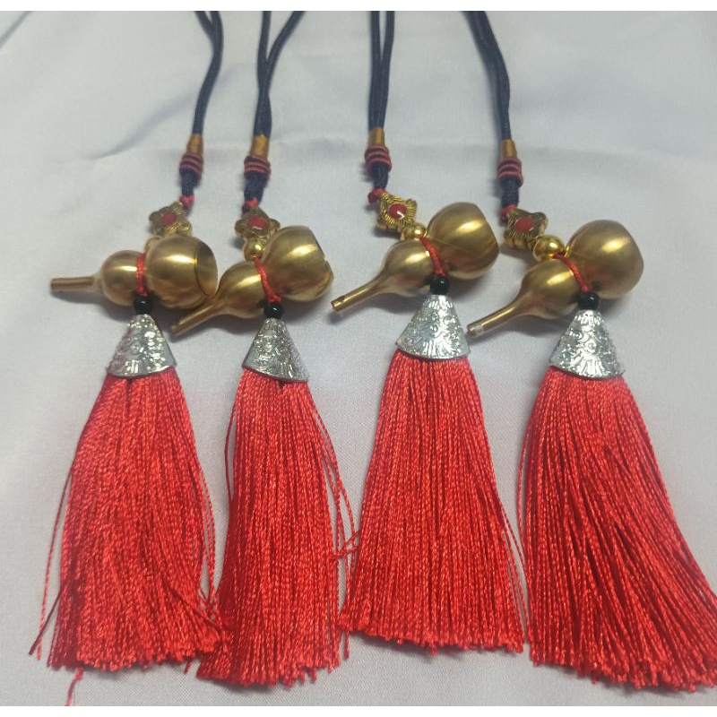 Chuỗi treo bầu hồ lô bằng đồng kích hoạt may mắn trấn trạch phong thủy