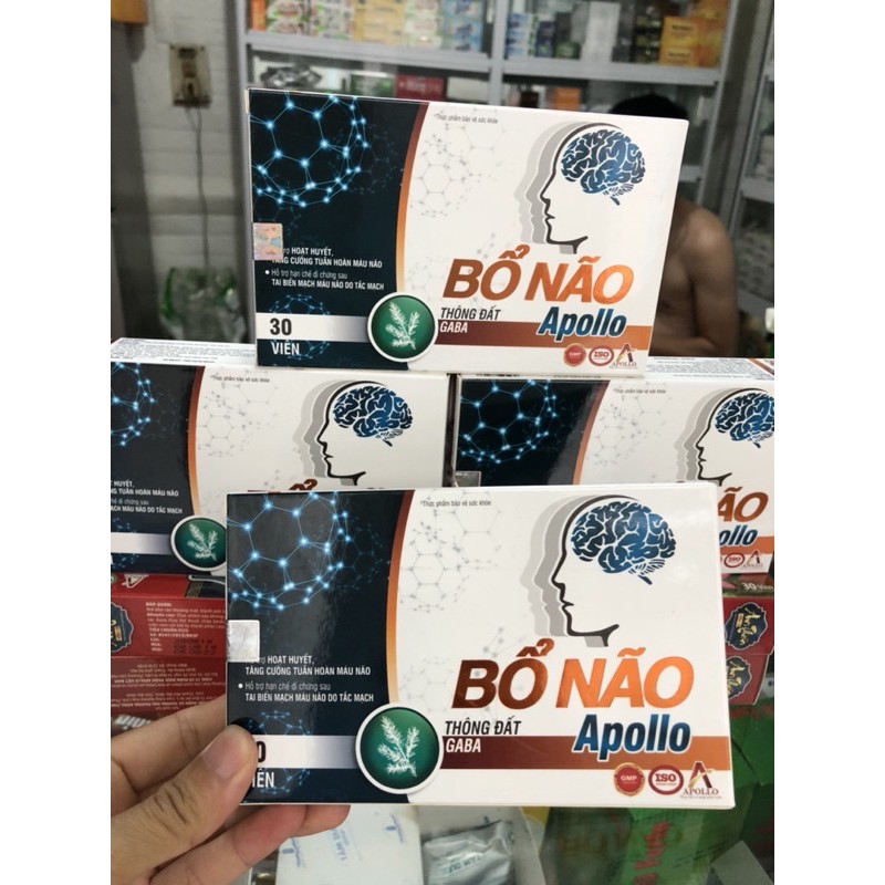 Bổ não Apollo- Hoạt huyết dưỡng não tăng cường tuần hoàn máu não