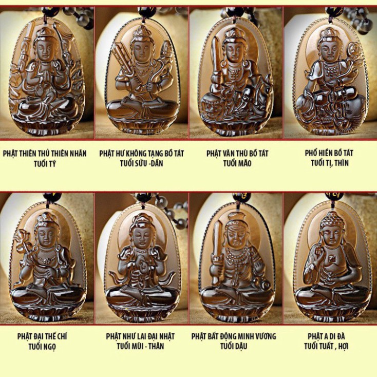 Chuỗi hạt đeo cổ mặt phật Bất Động Minh Vương (Phật bản mệnh người tuổi Dậu) - ĐÚNG MẪU ĐÚNG GIÁ - HÀNG THẬT TẠI XƯỞNG