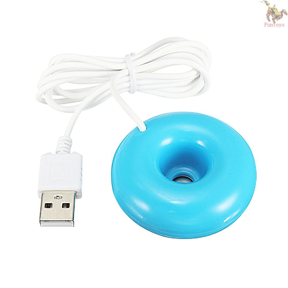 FUN Floating Mini Doughnut Ultrasonic Humidifier Home Use USB Air Fresher Portable Purifier Aroma Diffuser