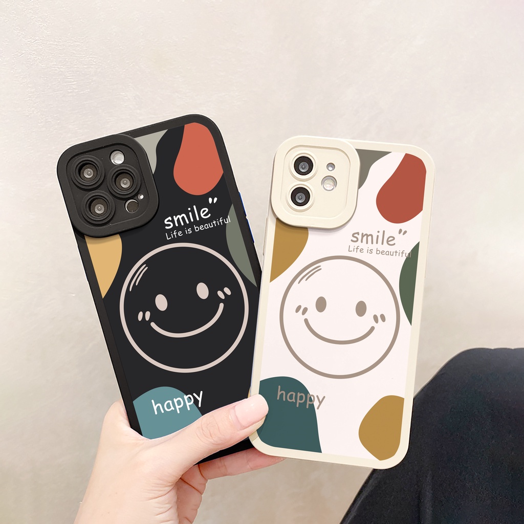 Ốp lưng Samsung Galaxy A04 A04s A03s A03 A13 A23 A33 5G A53 5G  A73 5G dẻo cạnh vuông mặt cười