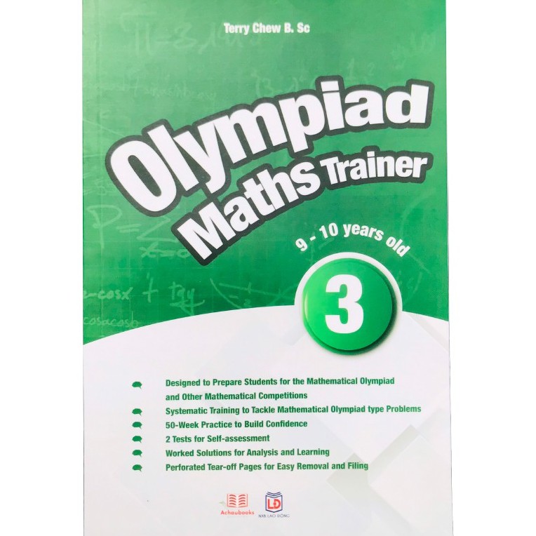 Sách Olympiad Maths Trainer 3 - Toán Lớp 3 - Á Châu Books (8 - 9 tuổi)