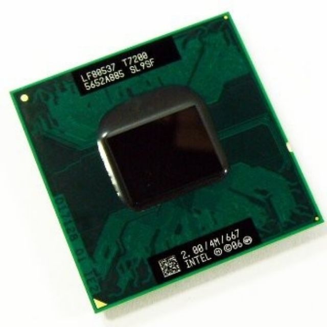 Chip cpu intel core 2 duo T7200 trùm cuối cho lap cổ