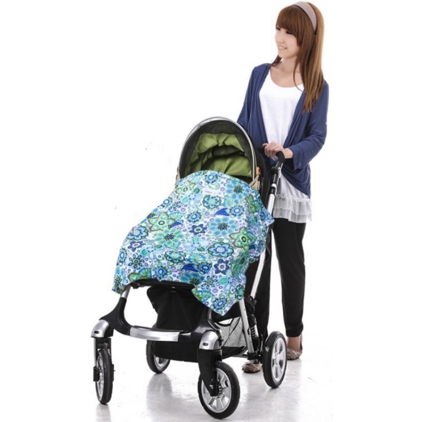 Khăn Choàng Cotton Che Bé Bú Khi Ra Ngoài Tiện Ích, Khăn Che Đa Năng