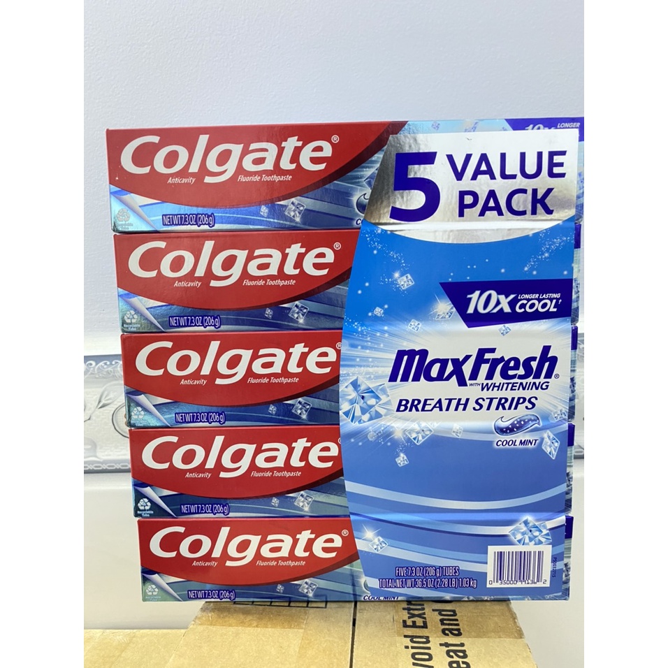 Kem đánh răng COLGATE Maxfresh trắng răng 206g Hàng Mỹ