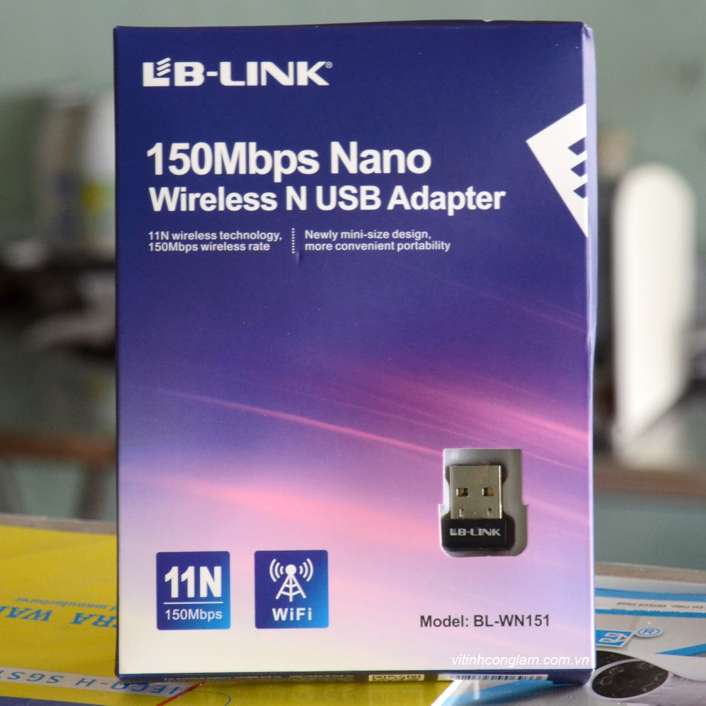 Usb thu sóng wifi cho PC và laptop - WN15.