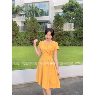 Đầm xòe nhấn eo Dyna 1501 CIN HOUSE