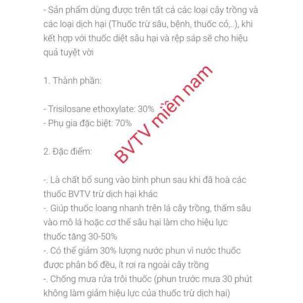 SIÊU TRỢ LỰC Enomil 30SL 50ml - Siêu thẩm thấu và bám dính