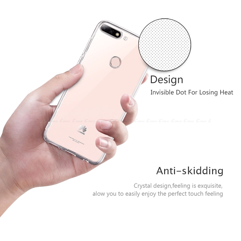 Ốp điện thoại TPU mềm trong suốt cho Huawei Y5P Y6P Y7P Y8P Y9 Y7 Y6Prime Pro 2018 2019 P20 P30 Lite Nova 3i 2i 7i 5T 2