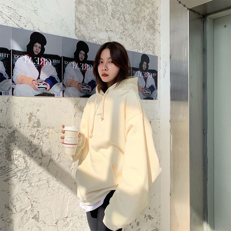 (có sẵn trắng M,L, xanh M) áo hoodie nỉ bông dày dặn 3 màu kèm hình thật | BigBuy360 - bigbuy360.vn