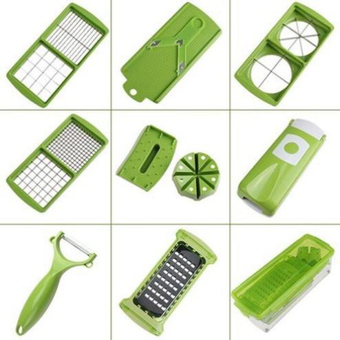 Bộ cắt gọt đa năng 10 món Tiện Dụng Nicer Dicer Plus💥SIÊU HOT💥