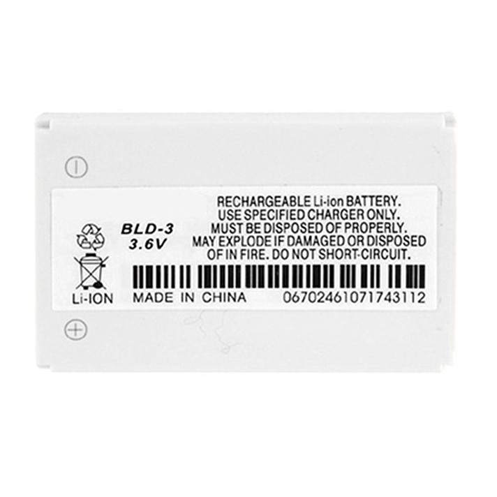 PIN NOKIA BLD-3 800mAh CHÍNH HÃNG, DÙNG CHO NOKIA 3610, 5210, 6510, 7650, 8210, 8250, 8310, 8890, 8910, 7210, 2100, 6220