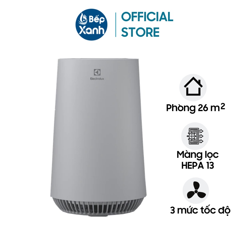 Máy Lọc Không Khí Electrolux FA31-202GY - Bộ Lọc 3 Cấp - Đèn Báo Hoạt Động - Hàng Chính Hãng