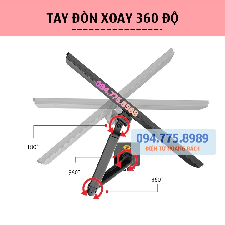 Giá Treo Màn Hình NB G40 22 - 40 Inch - Tải Trọng 15Kg - Model Mới 2022 [ Giá Đỡ Màn Hình Cao Cấp Hơn NB F100A ]
