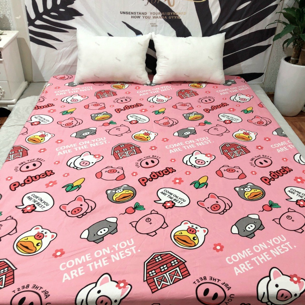 Ga Chống Thấm Cotton Có Họa Tiết 1m4x2m,được chọn mẫu trên bài