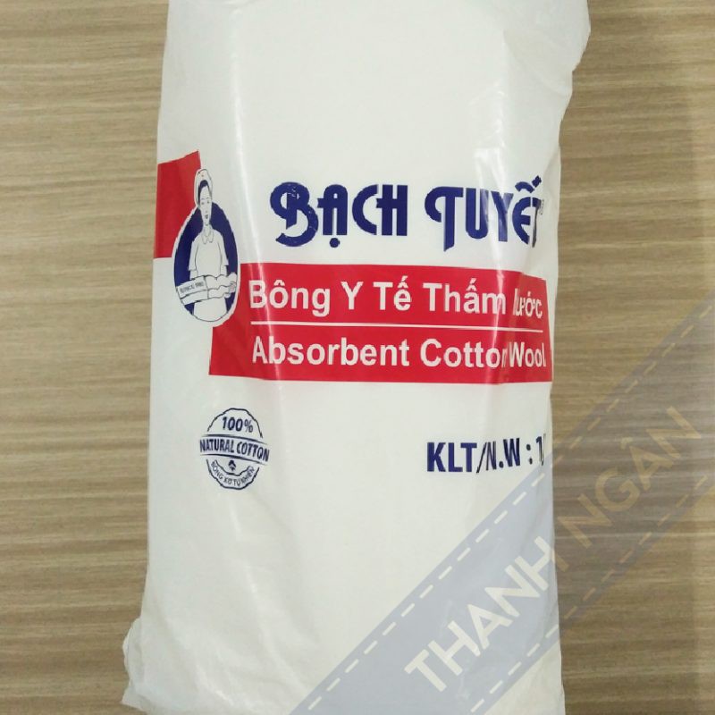 Bông Y Tế Cuộn - loại 1kg - BÔNG BẠCH TUYẾT ThietbiKq