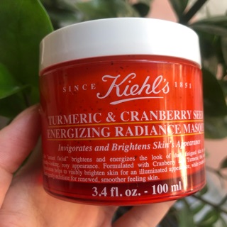 Mặt nạ nghệ Kiehl’s turmeric & cranberry seed enegizing radiance masque