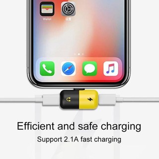 Jack chia sạc và tai nghe cổng lightning mini cho ip 7,8,x hình viên thuốc