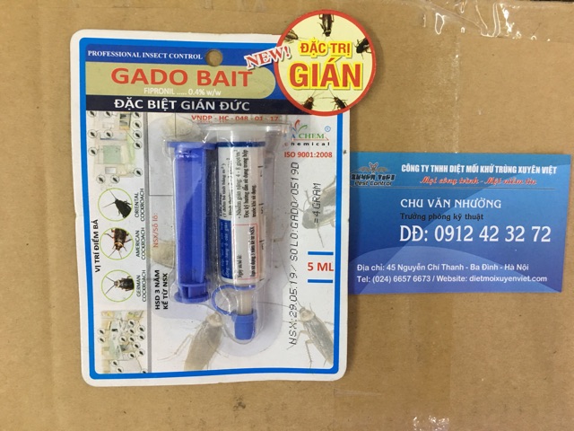 Bả diệt gián Đức( gián nhỏ) Gado bait