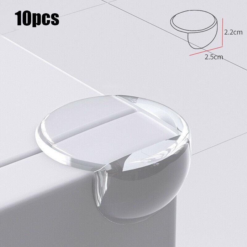 10 Đệm Cao Su Trong Suốt Bọc Cạnh Bàn Ghế Bảo Vệ An Toàn Cho Bé