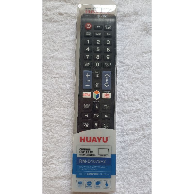 REMOTE ĐIỀU KHIỂN TIVI SAMSUNG NETFLIX RM D1078+2 HUAYU CÓ HỘP