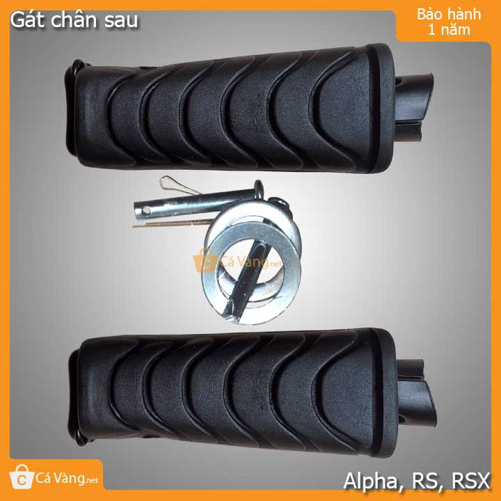 Cao su gác chân sau xe máy Alpha, RS, Wave S100, S110, RSX loại tốt giá rẻ