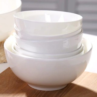 [ VIDEO SẢN PHẨM ] Set 5 Tô Sứ Khum Trắng Cao Cấp Đủ Size