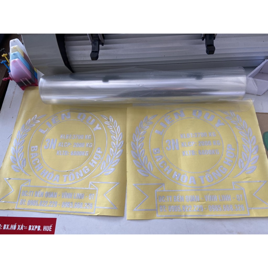 Decal xe tải LOGO TẢI TRỌNG XE