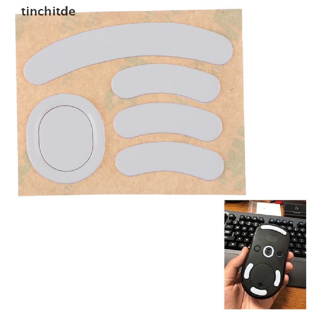 1 Cặp Miếng Lót Chuột Cạnh Cong Màu Trắng Cho G Pro Mouse Glides