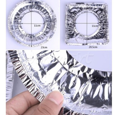 Set 10 tờ giấy bạc lót bếp ga tiện ích loại tròn - Gia dụng Shin