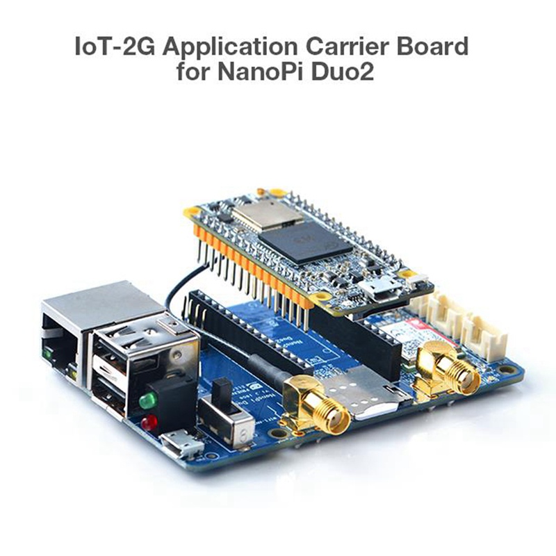 NanoPi DUO2 Developed Board 512M DDR3 Allwinner H3 Cortex-A7 WiFi Bluetooth Module UbuntuCore IoT Applications