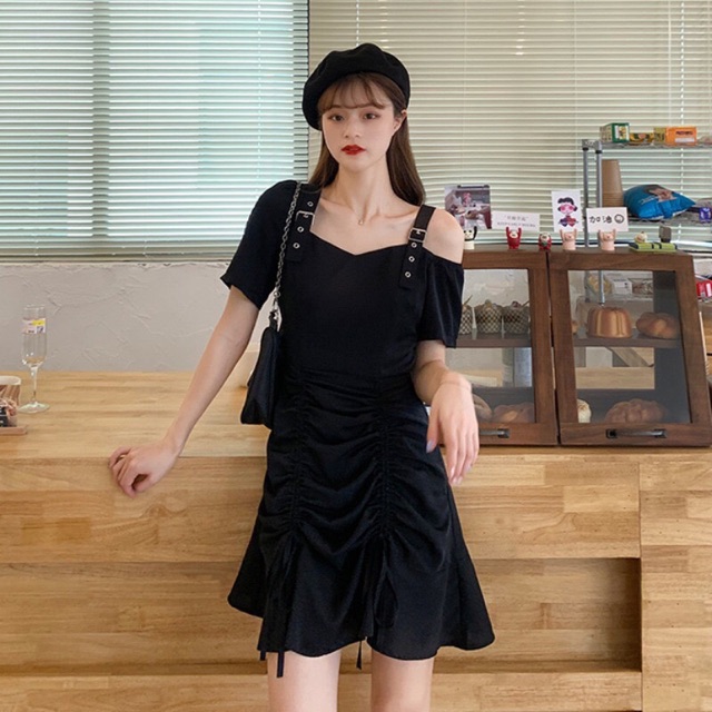 Đầm Body Đuôi Cá Rút Dây Đính Khoen Bigsize 65-90Kg [Hình Thật Chính Chủ] | BigBuy360 - bigbuy360.vn