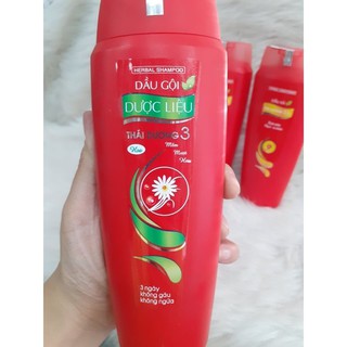 gội xả dược liệu Thái Dương 3 trị gàu ngăn rụng tóc 200ml