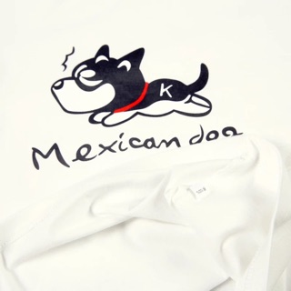 Áo thun cotton mexican dog