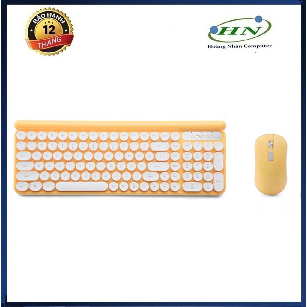 Bộ bàn phím chuột không dây LT400 sạc pin dùng cho văn vòng, pc, laptop, tivi