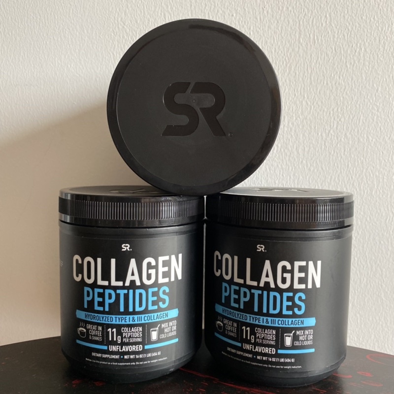 Bột collagen thuỷ phân cao cấp SR collagen peptides hydrolyzed new look order US bill air mẫu mới